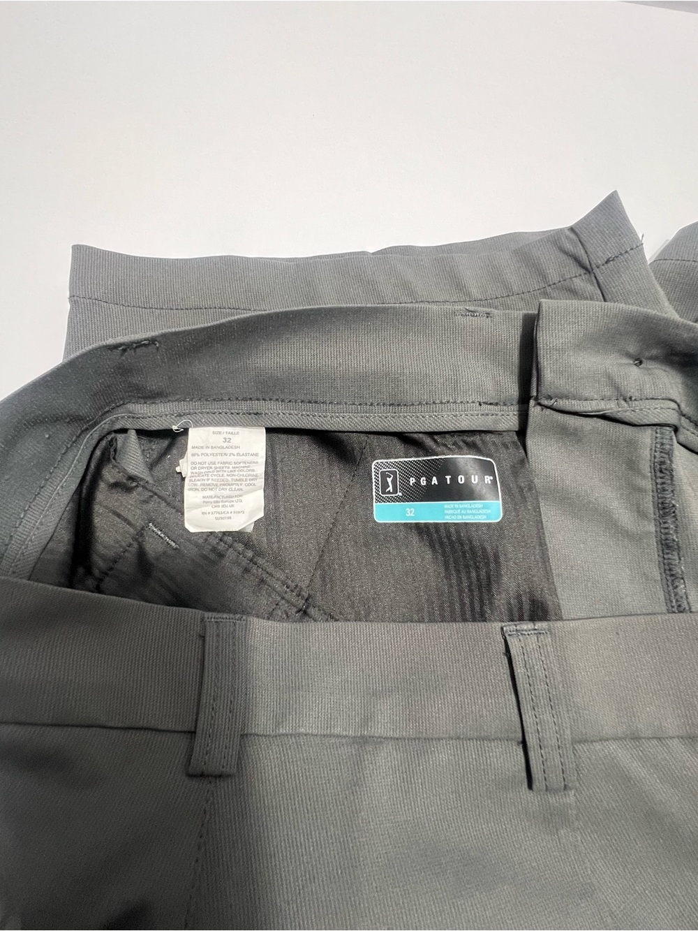 PGA TOUR Men's Dark Gray Performance Hybrid Shorts